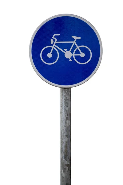 Carril bici señal de tráfico —  Fotos de Stock