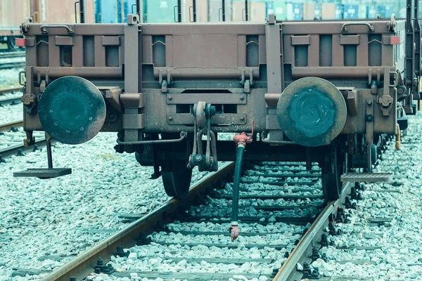 Oude treinwagon 4 lading — Stockfoto