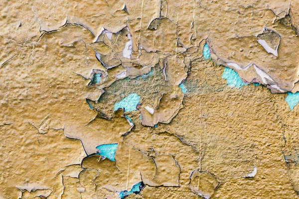Texture or background cracked and peeling sprayed paint — Stock Photo, Image