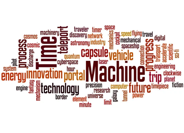 Zaman makinesi kelime bulutu kavramı 5 — Stok fotoğraf