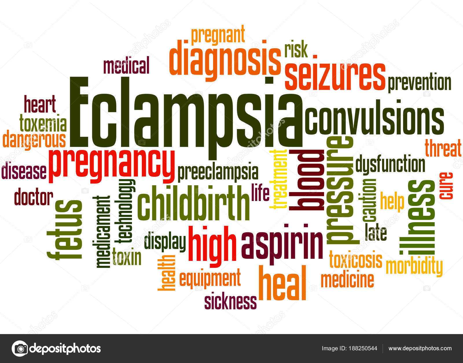 Eclampsia word cloud concept 3 Stock Photo by ©kataklinger 188250544