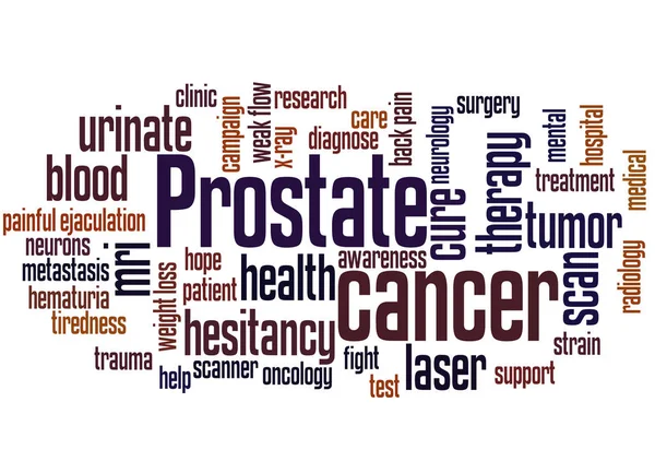 Koncept cloudu rakoviny prostaty 2 — Stock fotografie