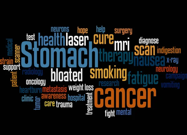 Concepto de nube de palabras de cáncer de estómago 3 — Foto de Stock