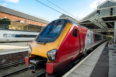 Şehirdeki tren istasyonu.