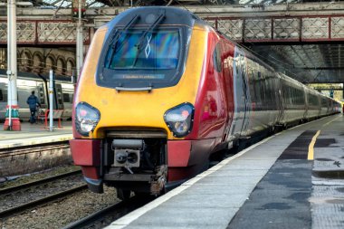 Şehirdeki tren istasyonu.