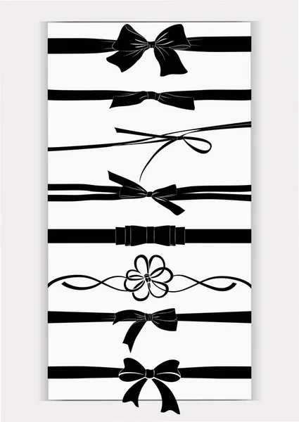 Ensemble d'arcs attachés — Image vectorielle