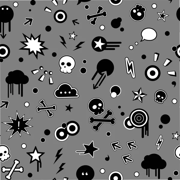 Seamless pattern of popular music Royalty Free Stock Illustrations