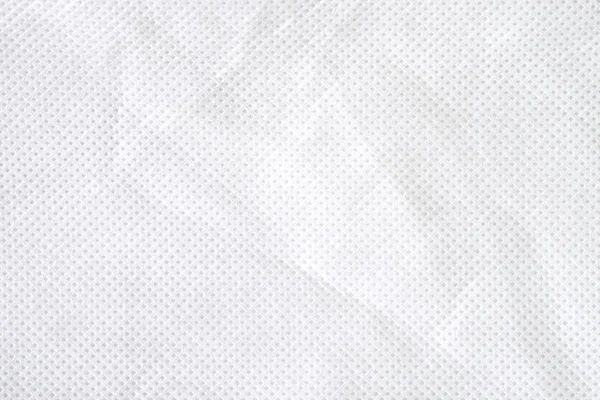 White cloth background abstract. Material are used in textile assembly. Detail fabric texture of pattern design, elegance with free space copy.