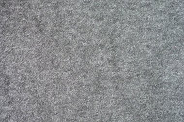 Süveter deseni grisi. Sentetik lifler, tekstil kumaşları, soyut arka plan. Yumuşak pamuklu kumaş detaylarını anlat. Duvar kağıdı veya arkaplan için ürün tasarımı için boş yüzey kullanımı.