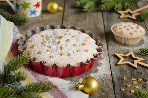 Hausgemachtes Backen. Weihnachtskonzept — Stockfoto