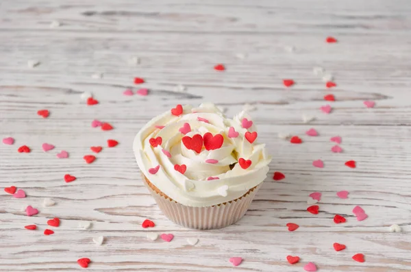 Magdalena decorada con corazones — Foto de Stock