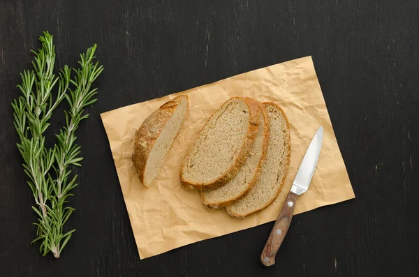 Bando de alecrim com pão — Fotografia de Stock