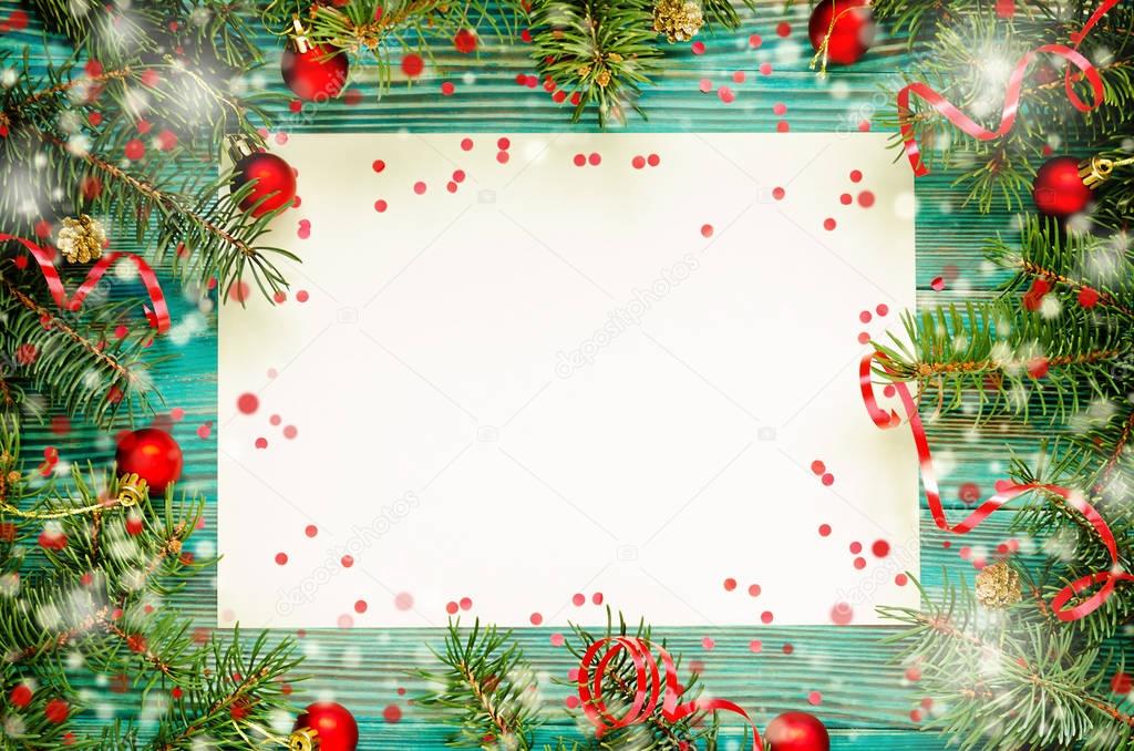 Copy space Christmas background