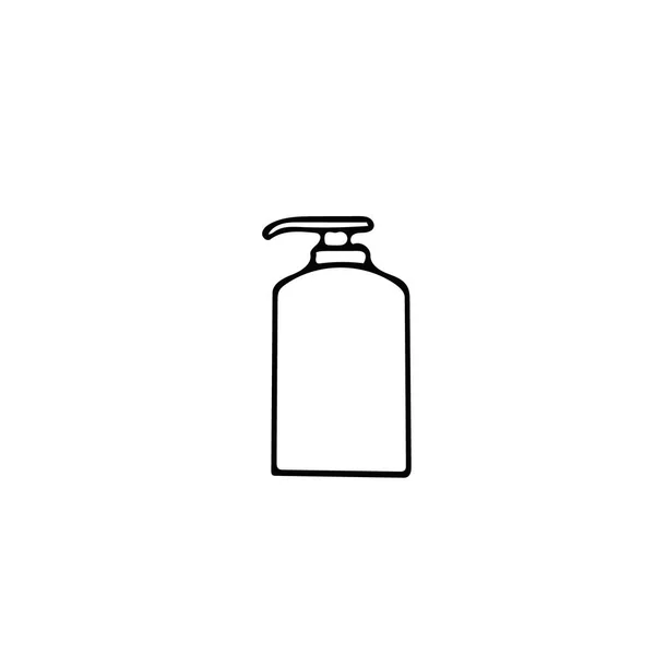 Botella Dispensador Mano Dibujado Estilo Minimalismo Escandinavo Garabato Single Element — Vector de stock