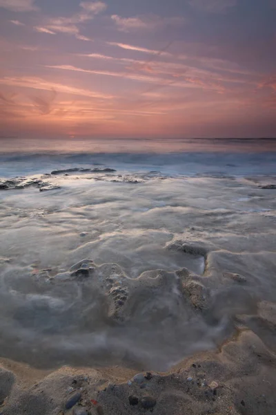 Getxo Biscaye Pays Basque Mai 2012 Coucher Soleil Coloré Sur — Photo