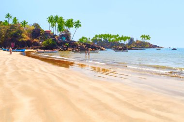 Palolem plaj. Güney Goa. Hindistan