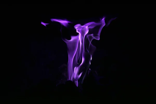 Flames in the dark — Stock Photo, Image