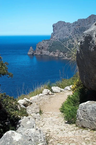 Zobrazení na šířku Mallorca — Stock fotografie