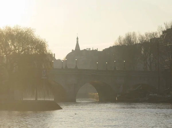 París invierno mañana luz —  Fotos de Stock