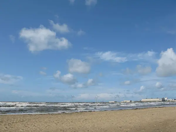 Песчаный пляж на Скреа Странд — стоковое фото