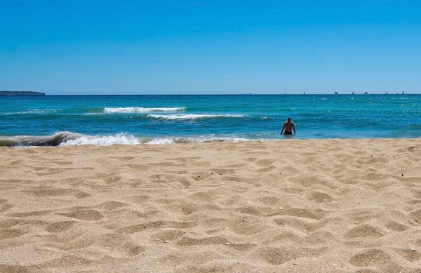 Plaży Es trenc — Zdjęcie stockowe