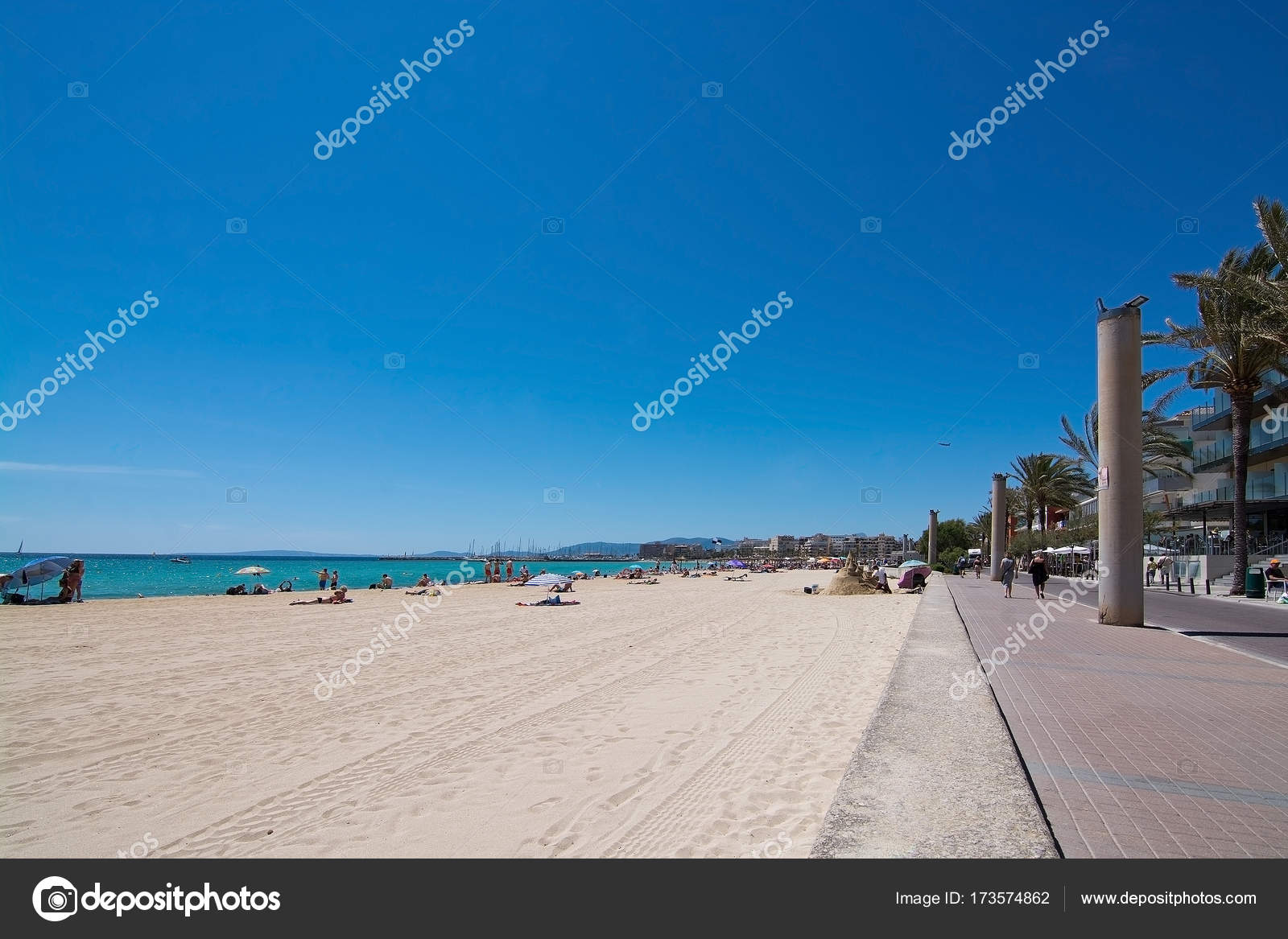 Playa De Palma Beach Stock Editorial Photo C Artesiawells 173574862