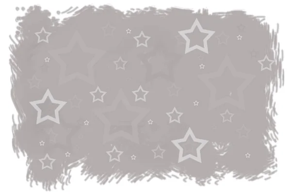 Gray stars winter Christmas background — Stock Photo, Image