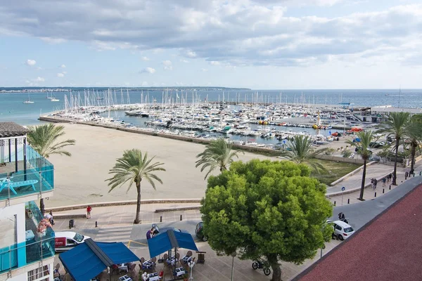 Può Pastilla vista sulla spiaggia — Foto Stock