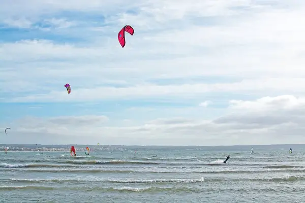 Kitesurf Playa de Palma — Foto de Stock