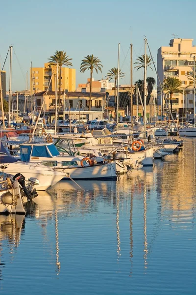 Portixol marina amarre barcos — Foto de Stock