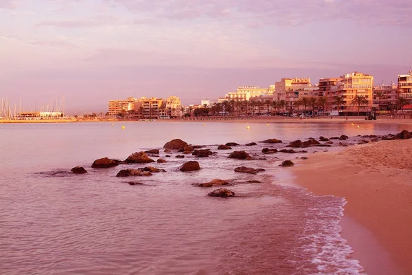 Dawn on Playa de Palma — Stock Photo, Image