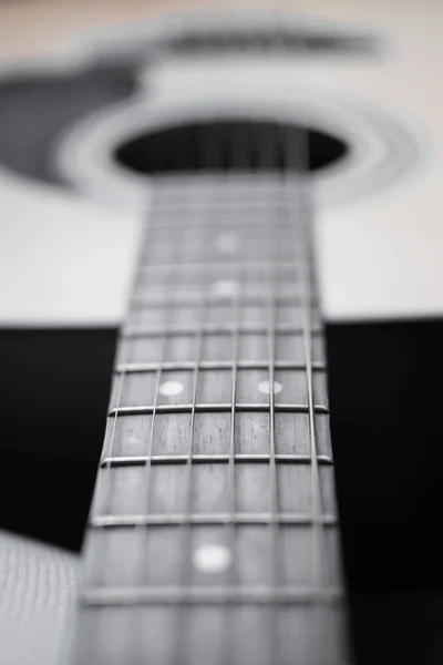 Gitarrendetail Hals — Stockfoto