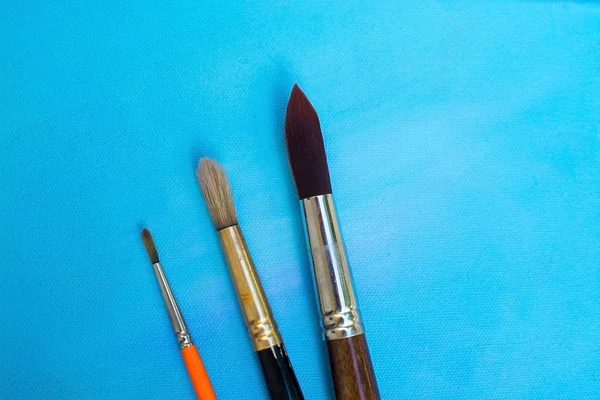Tre dimensioni di pennello — Foto Stock