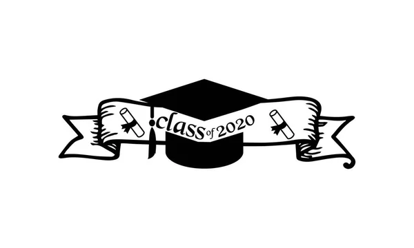 2020年卒業生クラス — ストックベクタ
