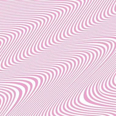 Pembe ve Beyaz Çapraz Çizgili desen. lav şekilleri