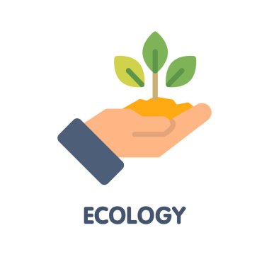 Beyaz arkaplan epinefrin üzerinde ekoloji düz simge tasarımı. 10