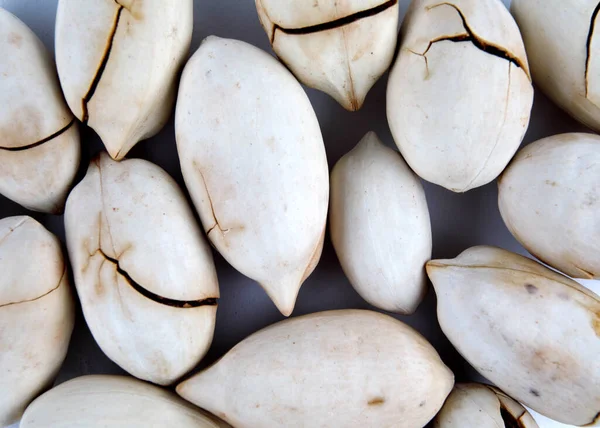 Close Nozes Pecan Alimentos Saudáveis Estilo Vida Saudável Dieta Vegetarianismo — Fotografia de Stock