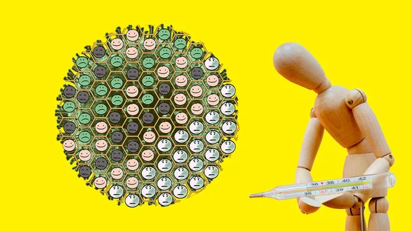 Dünyada bir sürü hasta var, termometresi olan bir manken.