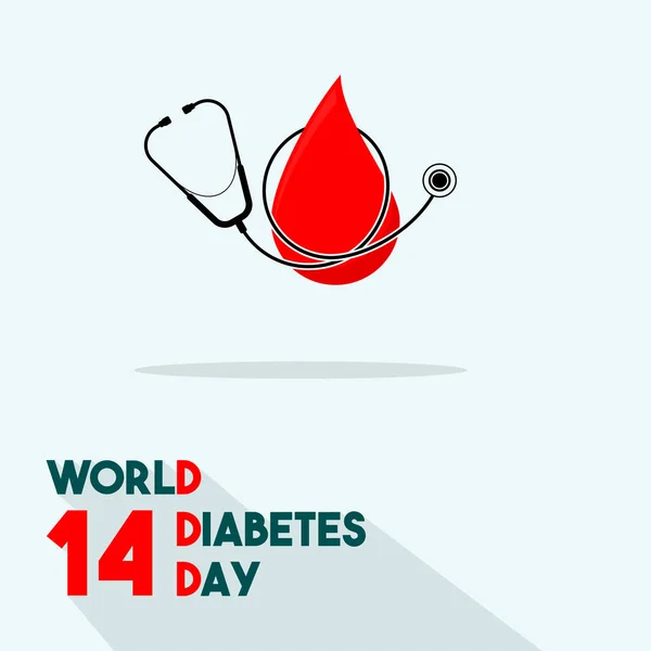 World Diabetes Day — Stock Vector