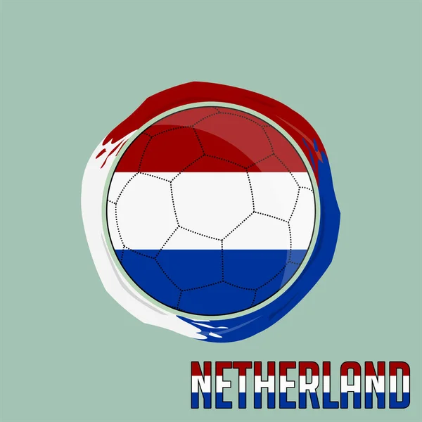 Campeonato de fútbol Bandera — Vector de stock