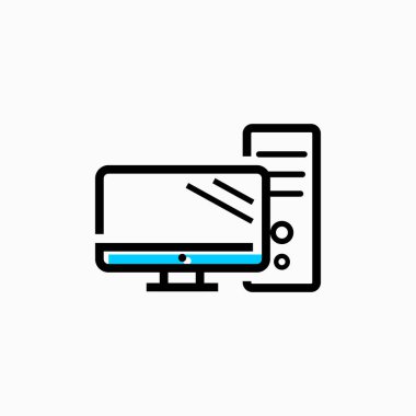 Teknoloji ve bilgisayar simgesi