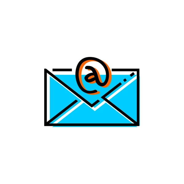 Email Letter Vector Icons — Stock Vector