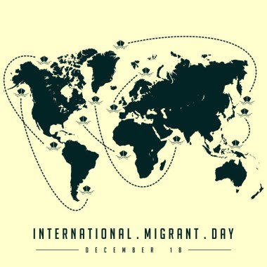 International Migrant Day clipart
