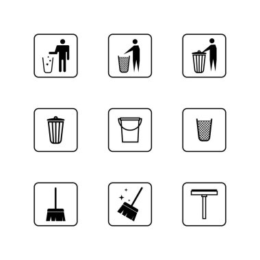 Temizlik Icon set