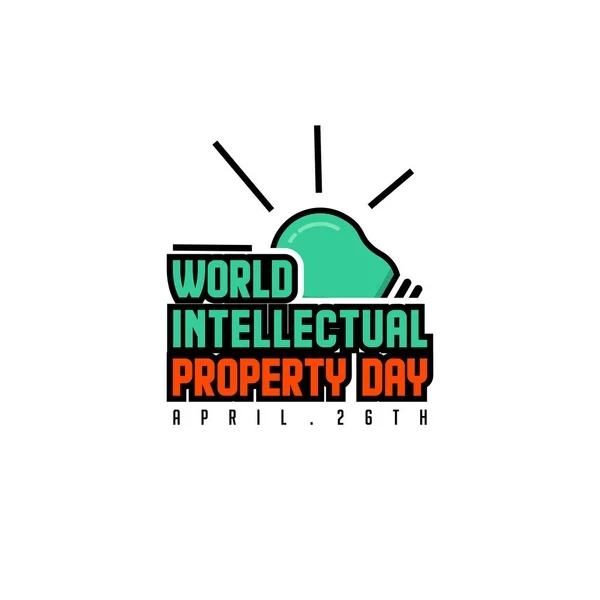 Journée mondiale de la propriété intellectuelle — Image vectorielle