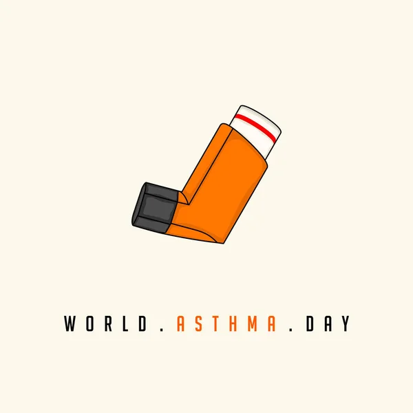 Día Mundial del Asma — Vector de stock