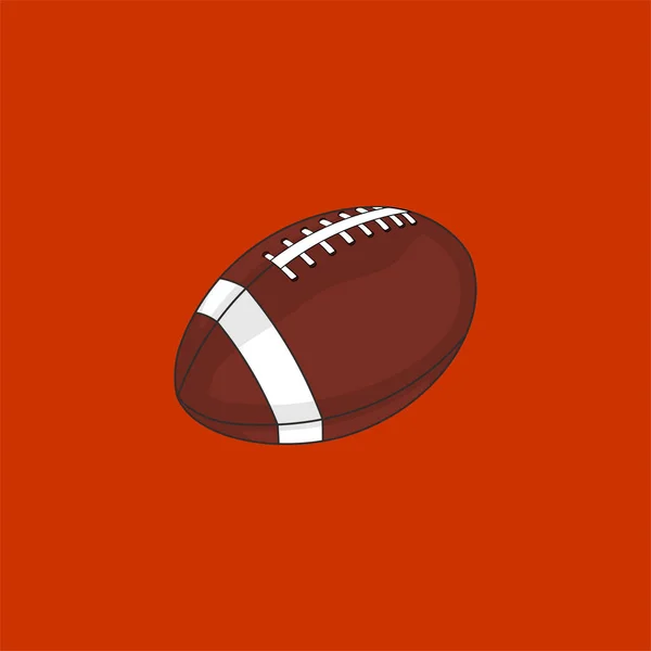 Illustration vectorielle de football américain pour la conception de modèles — Image vectorielle