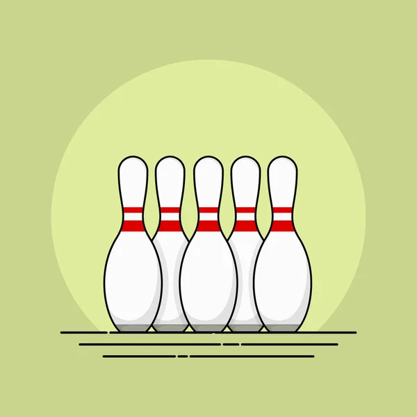 Bowling stift vektorillustration — Stock vektor