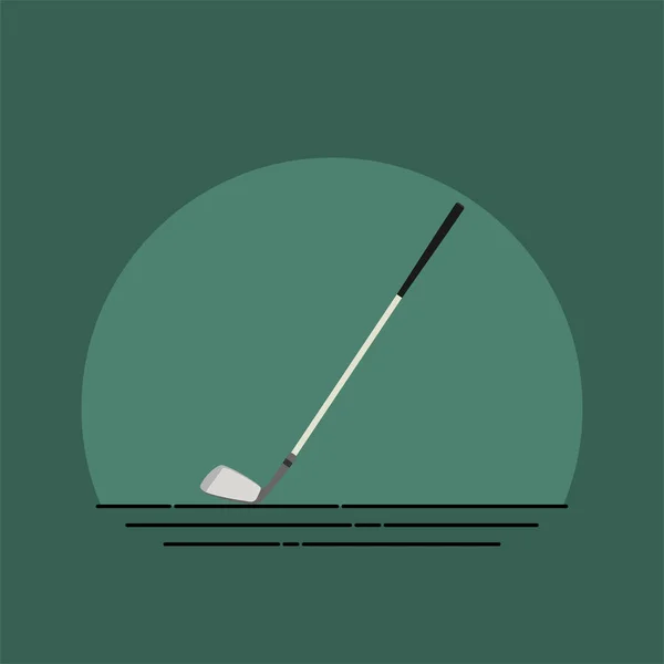 Golf Stick vektor Illustration — Stock vektor