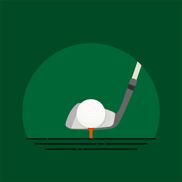 Design vectoriel, gabarit golf — Image vectorielle